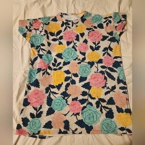 Black Milk Neon Roses Shirt